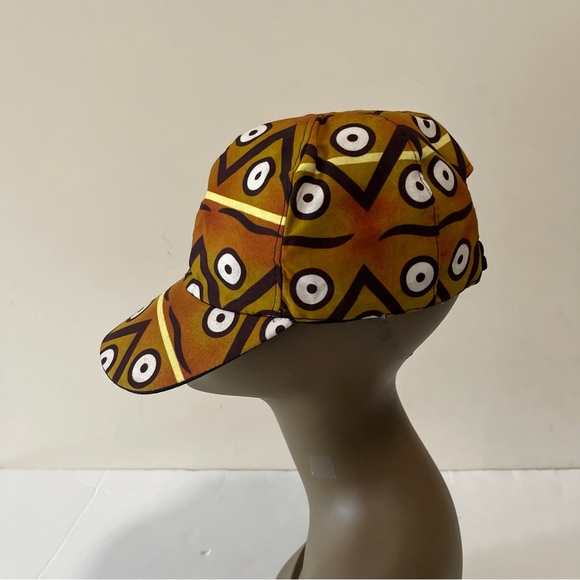African Print Ankara Handmade Multicolor Bohemian Baseball Cap - Picture 5 of 14